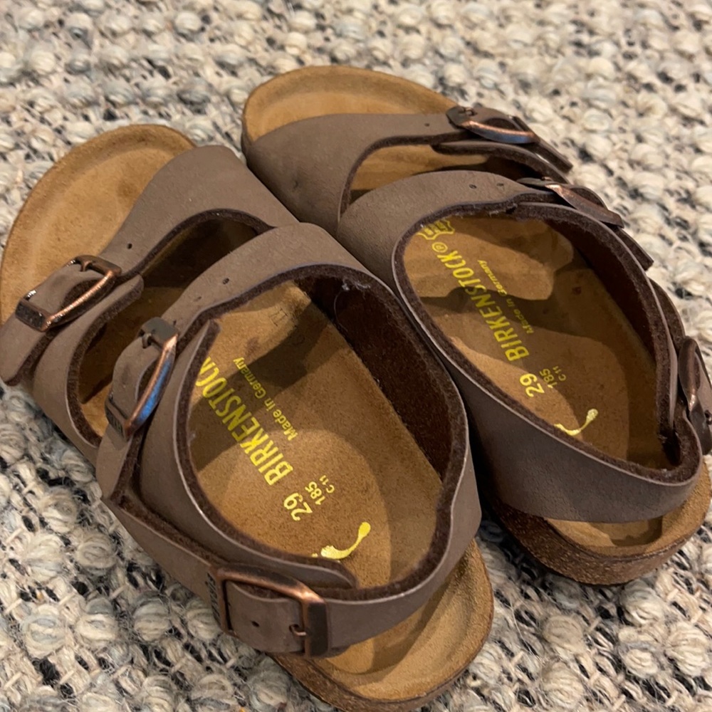 Birkenstock Youth Kids Milano Mocha - worn once!
